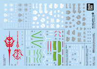 Gundam Decal No.140 Mobile Suit Gundam GQuuuuuuX 1/144 Scale General Purpose 2 Decal Sheets