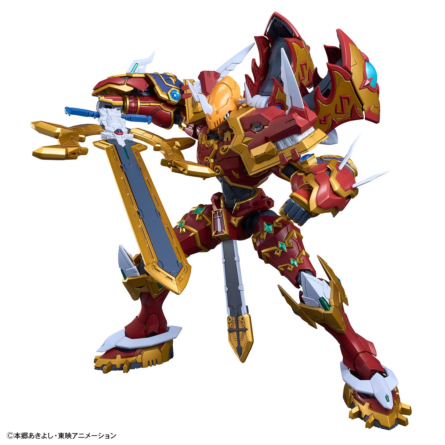 Digimon Frontier Figure-rise Standard Amplified Kaiser Greymon Model Kit