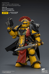 Warhammer The Horus Heresy Imperial Fists Legion Praetor in Mk III Armour 1/18 Scale Action Figure