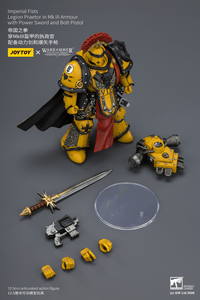 Warhammer The Horus Heresy Imperial Fists Legion Praetor in Mk III Armour 1/18 Scale Action Figure