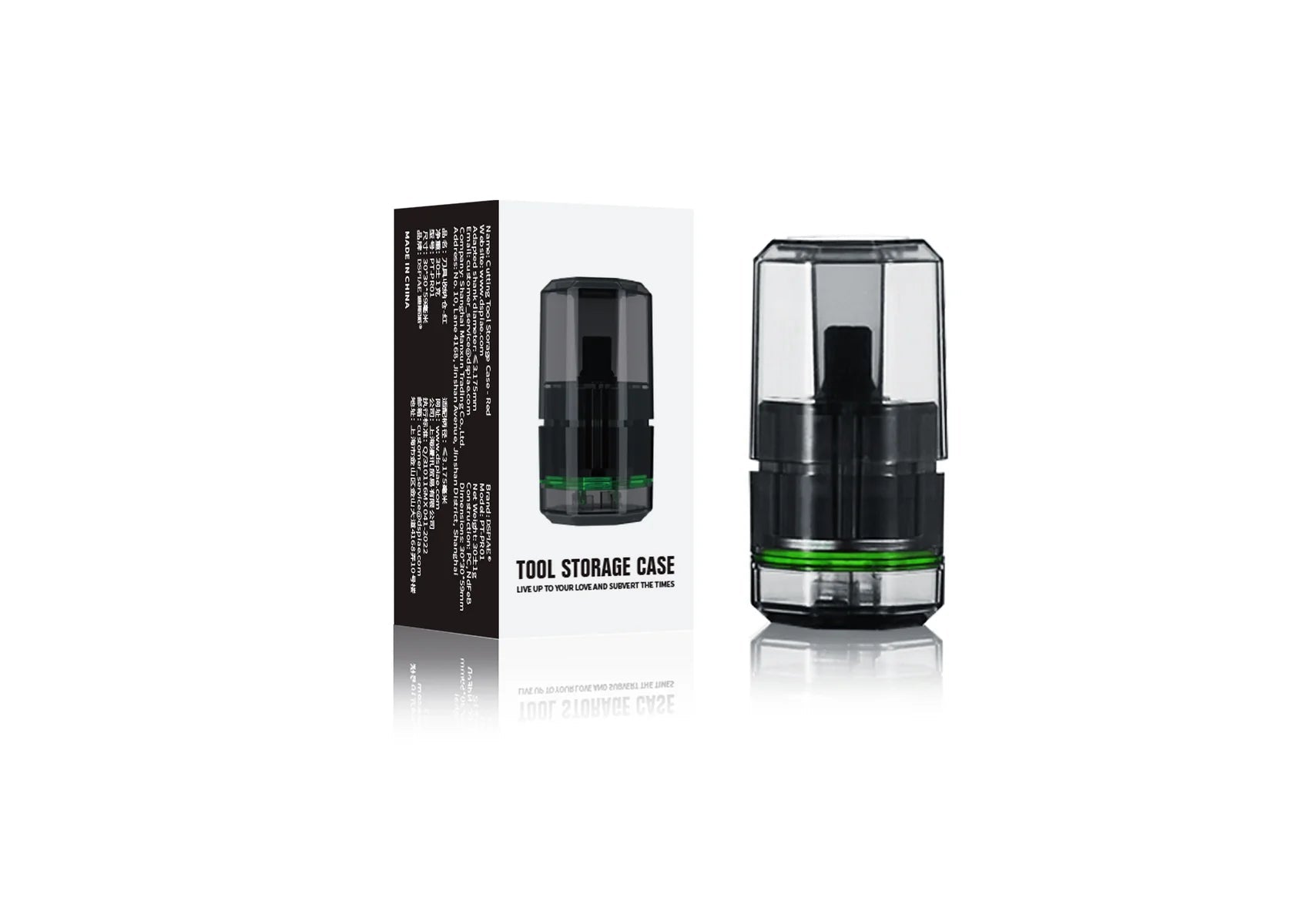 DSPIAE PT-PR04 Tool Stand/Cutting Bits Storage Compartment (Green)