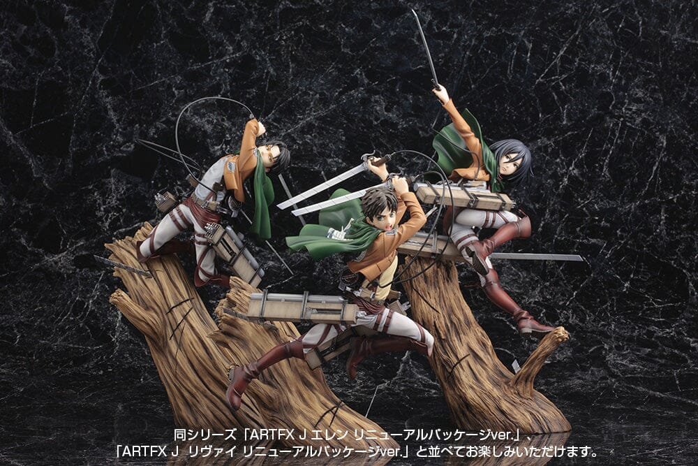 Attack on Titan ArtFX J Mikasa Ackerman (Renewal Package Ver.) 1/8 Scale Figure (Reissue)