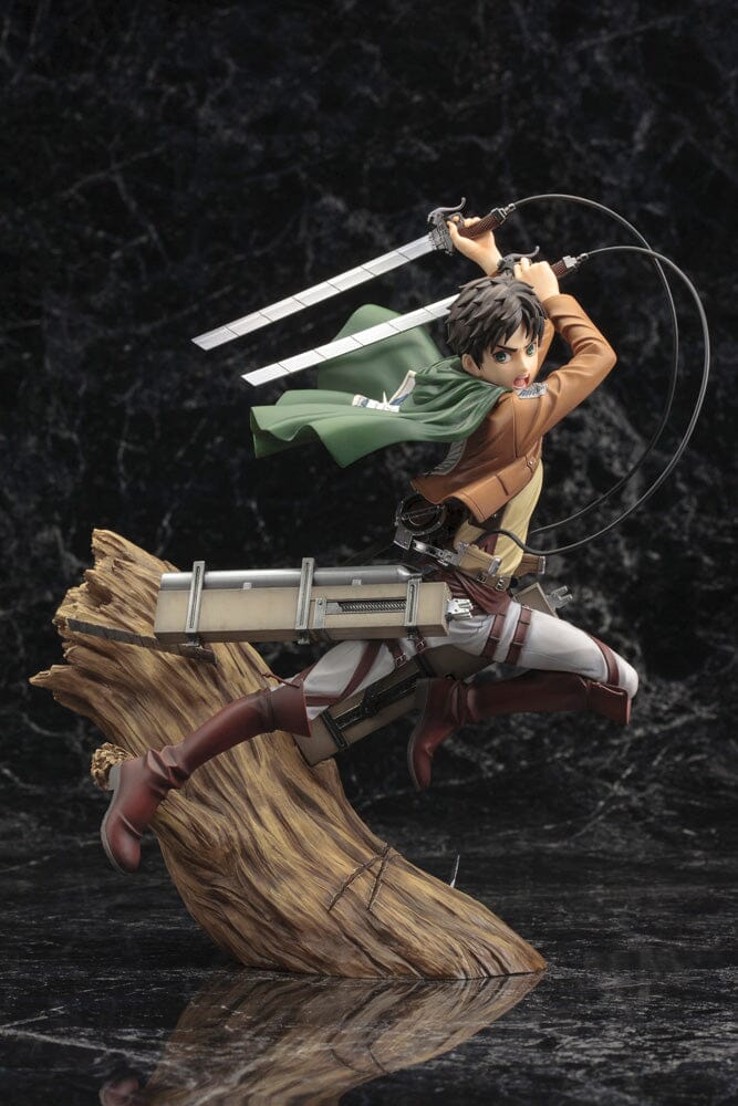 Attack on Titan ArtFX J Eren Yeager (Renewal Package Ver.) 1/8 Scale Figure