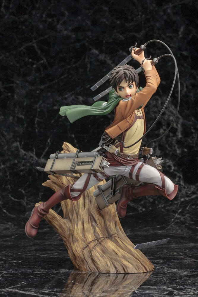 Attack on Titan ArtFX J Eren Yeager (Renewal Package Ver.) 1/8 Scale Figure