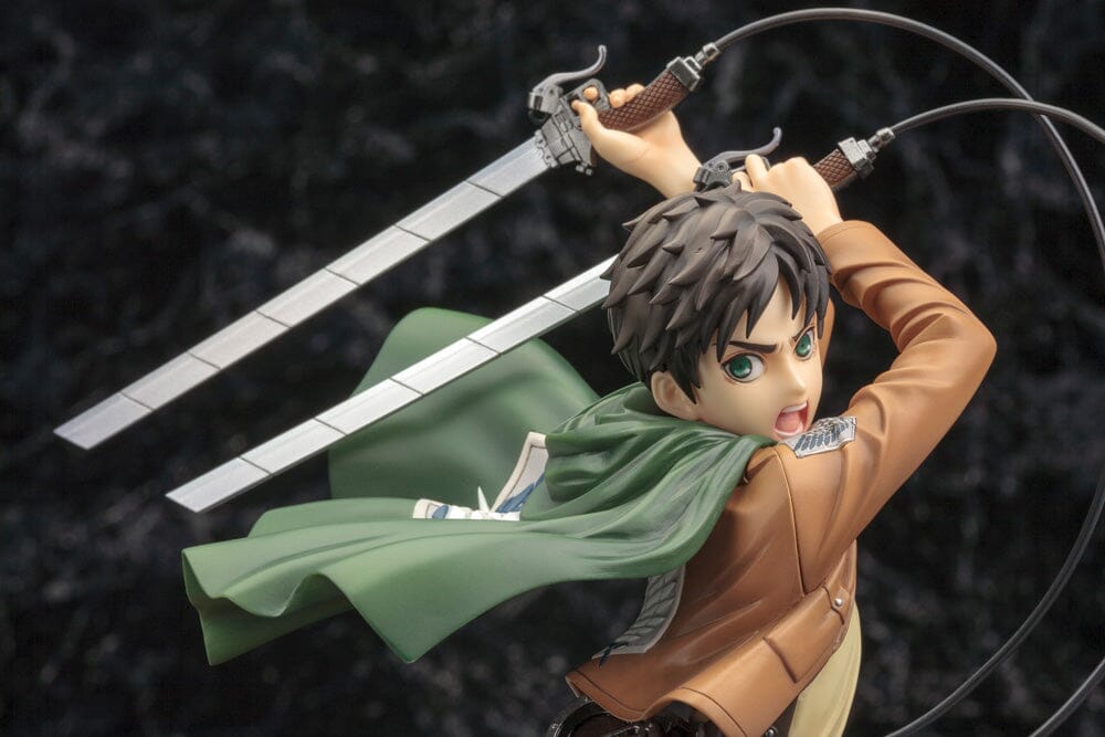 Attack on Titan ArtFX J Eren Yeager (Renewal Package Ver.) 1/8 Scale Figure