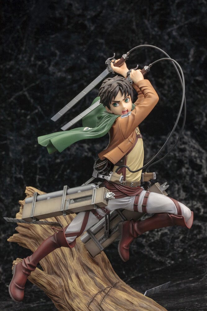 Attack on Titan ArtFX J Eren Yeager (Renewal Package Ver.) 1/8 Scale Figure