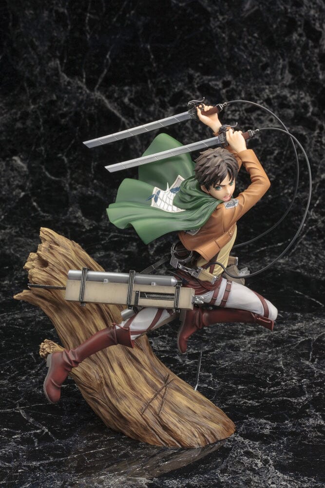 Attack on Titan ArtFX J Eren Yeager (Renewal Package Ver.) 1/8 Scale Figure