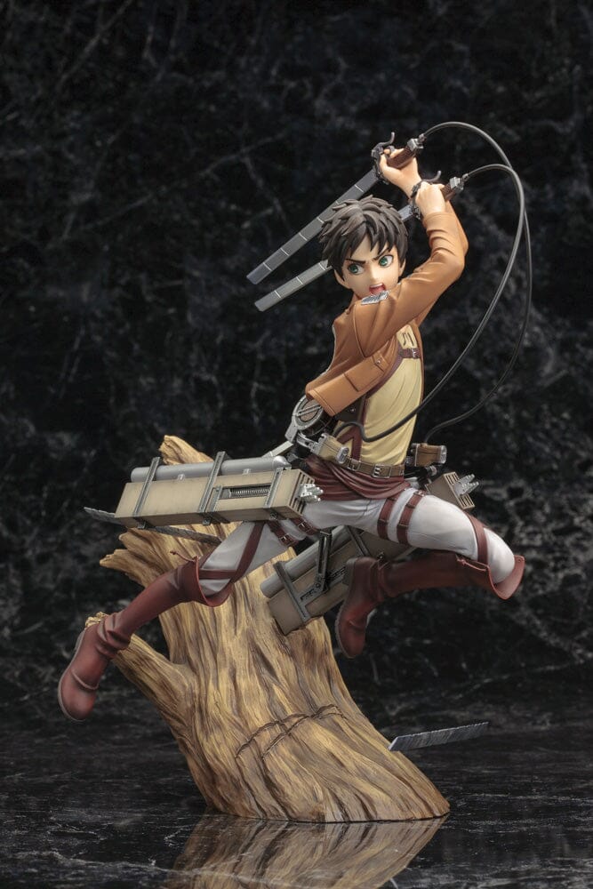 Attack on Titan ArtFX J Eren Yeager (Renewal Package Ver.) 1/8 Scale Figure