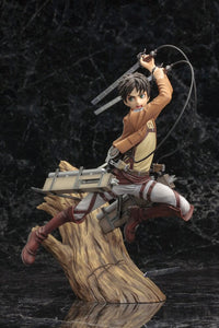 Attack on Titan ArtFX J Eren Yeager (Renewal Package Ver.) 1/8 Scale Figure