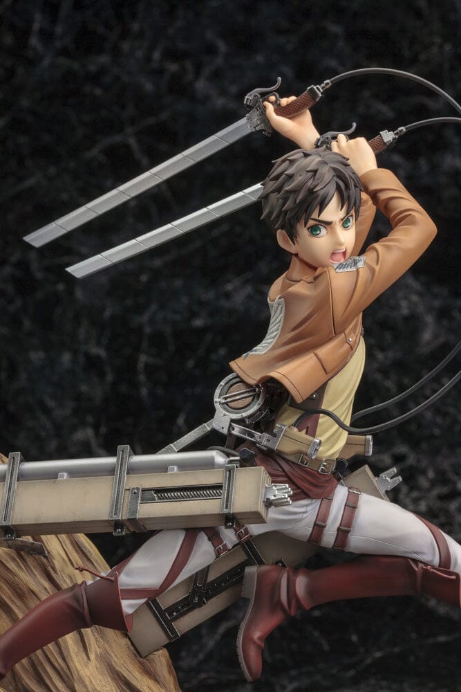 Attack on Titan ArtFX J Eren Yeager (Renewal Package Ver.) 1/8 Scale Figure