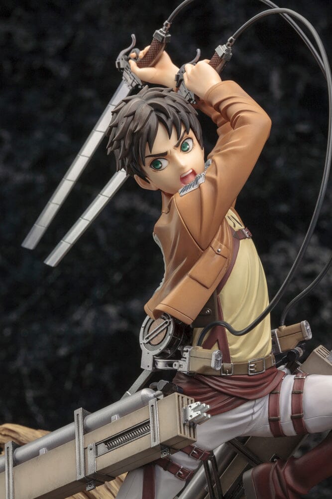 Attack on Titan ArtFX J Eren Yeager (Renewal Package Ver.) 1/8 Scale Figure