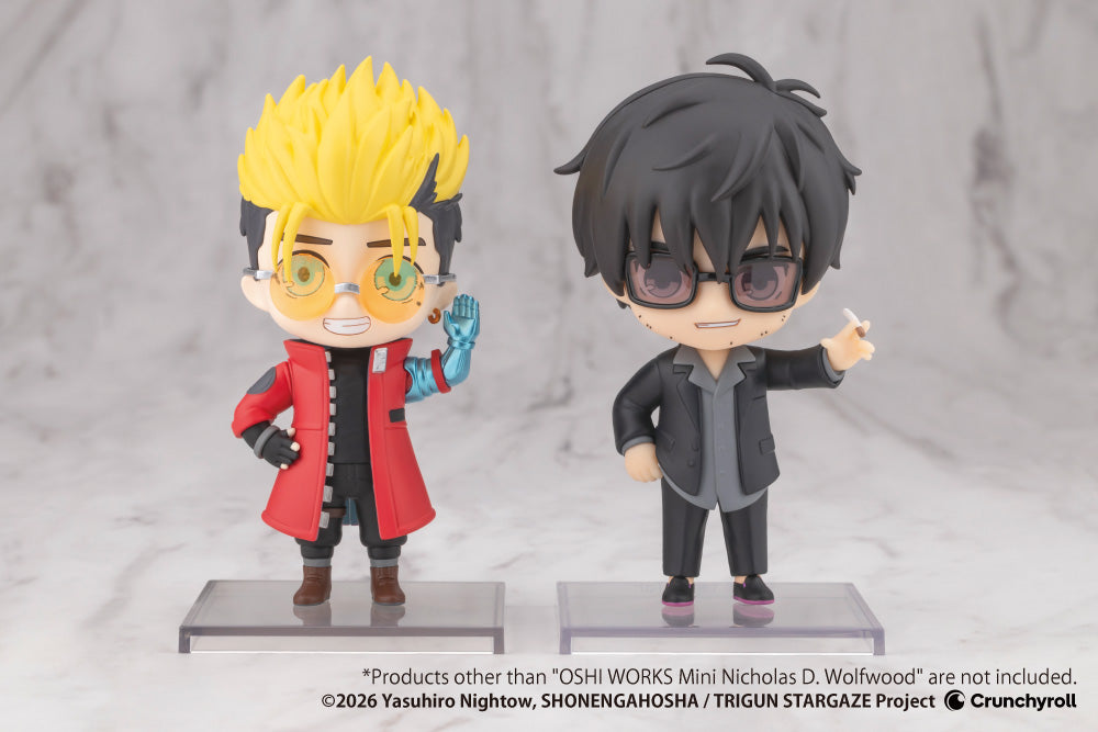 Trigun Stargaze Oshi Works Mini Nicholas D. Wolfwood Figure