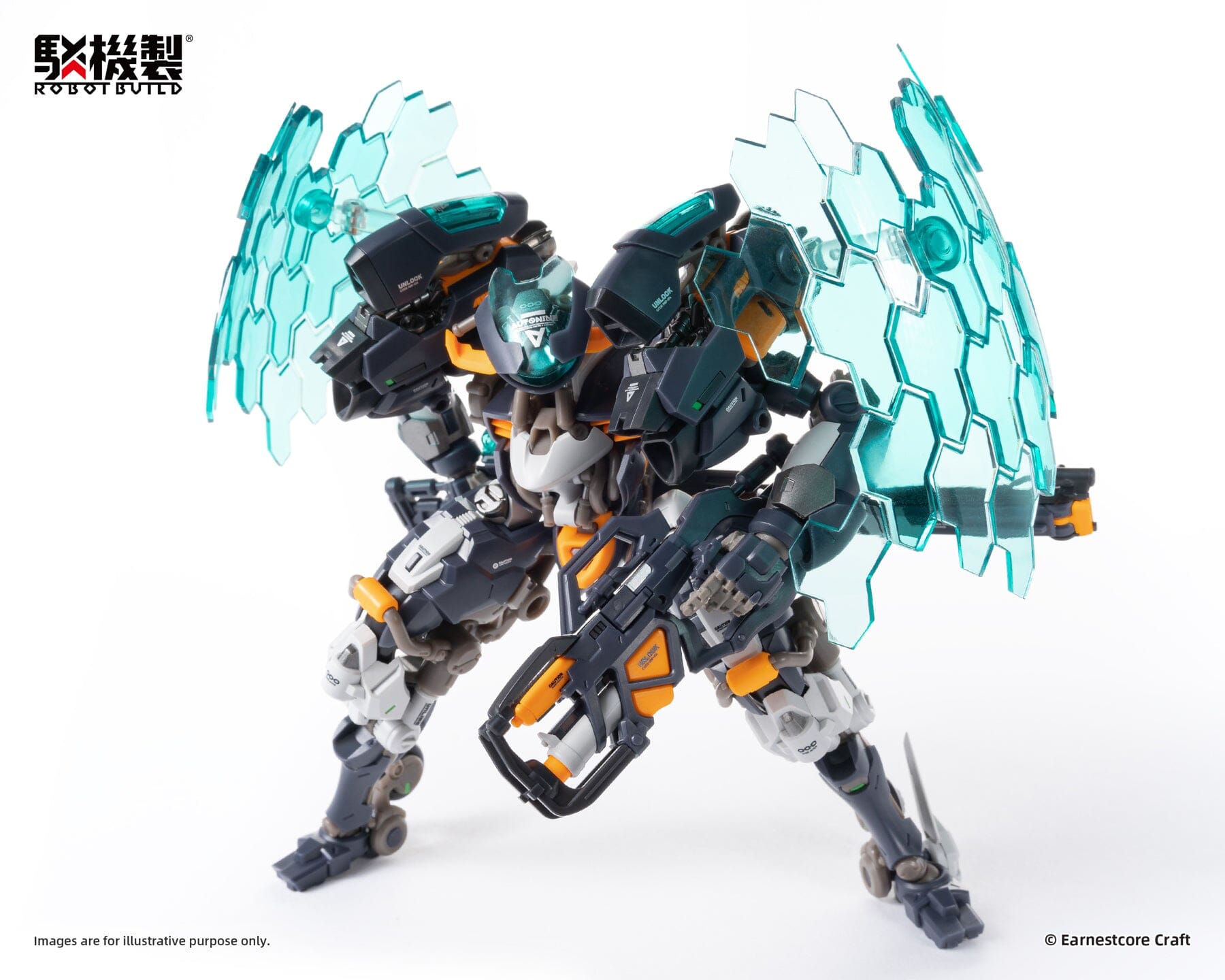 Robot Build RB-14 Denki No. 9 AutoNine Figure