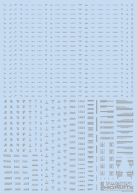 1/144 RB01 Caution Decal One Color Light Gray (1pc)