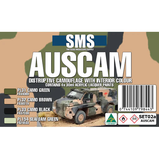 AUSCAM Colour Set (DISRUPTIVE CAMO + INTERIORS)
