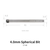 DSPIAE CT-40 4.0mm Spherical Bit
