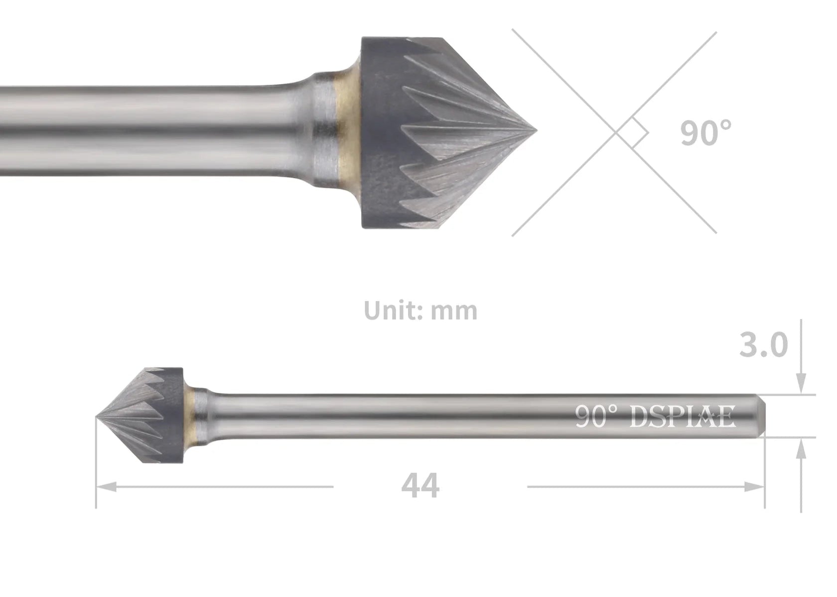 DSPIAE CT-A90 90 Degree Conical Bit