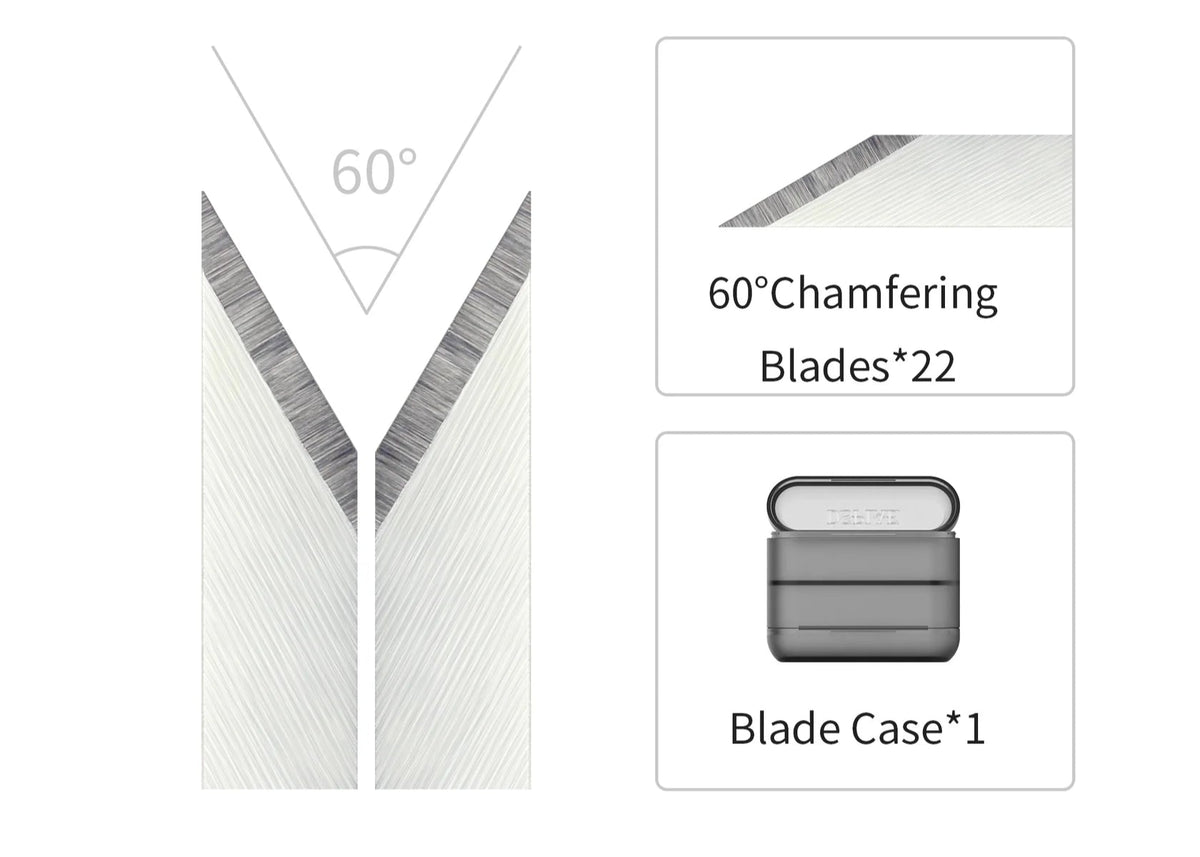 DSPIAE CT-B60 60 Degree Chamfering Blades