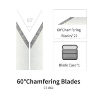 DSPIAE CT-B60 60 Degree Chamfering Blades