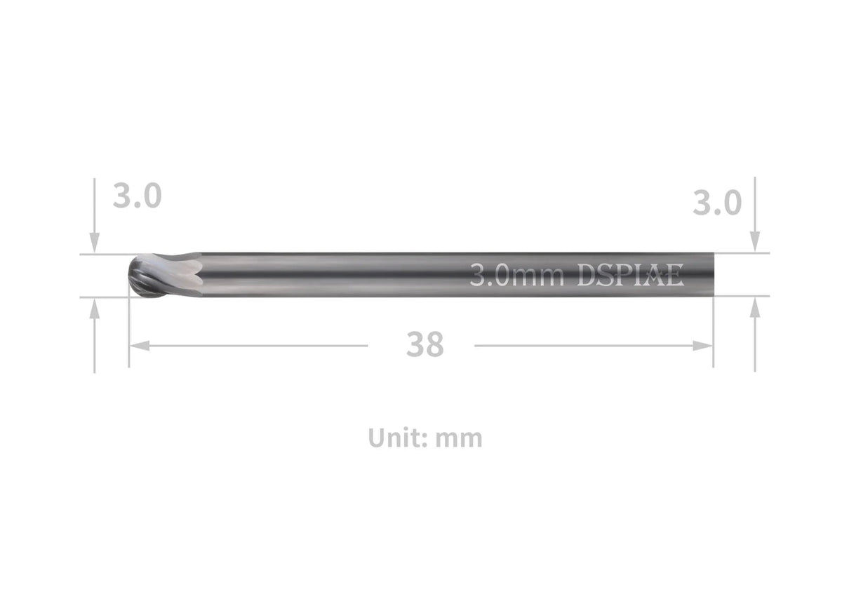 DSPIAE CT-30 3.0mm Spherical Bit