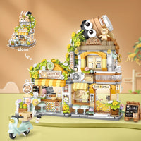 LOZ Street Mini 1382 Bear Coffee
