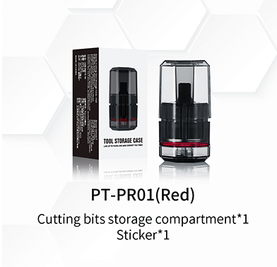 DSPIAE PT-PR01 Tool Stand/Cutting Bits Storage Compartment (Red)