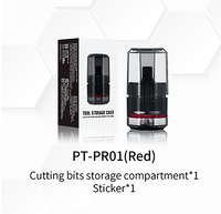 DSPIAE PT-PR01 Tool Stand/Cutting Bits Storage Compartment (Red)