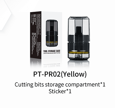 DSPIAE PT-PR02 Tool Stand/Cutting Bits Storage Compartment (Yellow)