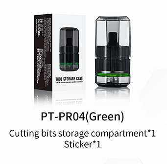 DSPIAE PT-PR04 Tool Stand/Cutting Bits Storage Compartment (Green)