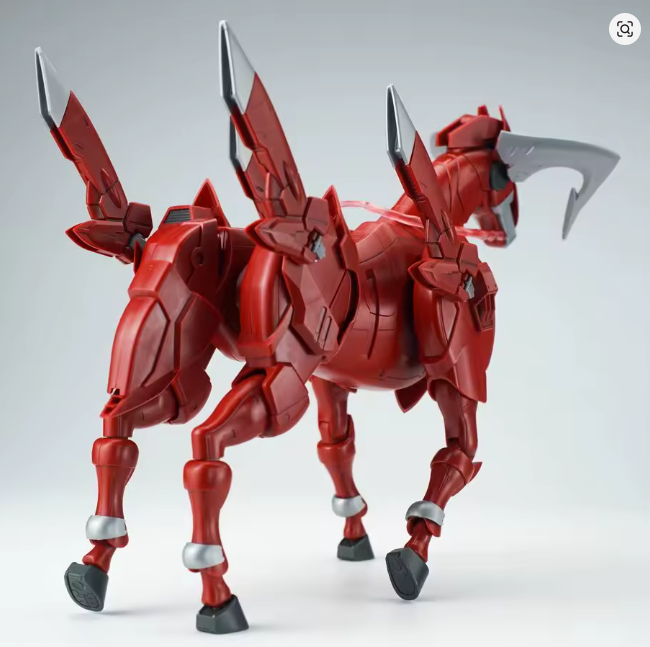 Effects Wings EWRG024C 1/144 Bicorn Battle Horse Grani (Red)