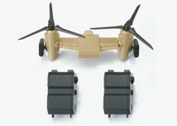 Effects Wings EWHG004B HG 1/144 Helicopter Takeoff Backpack (Brown)
