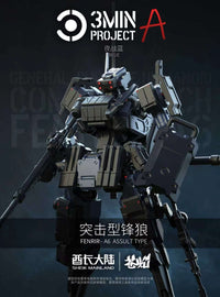 Sheik Mainland 3min Project Fenrir-A6 Assault Type (Blue) Model Kit