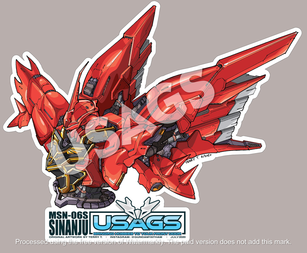 Gundam Sinanju Sticker