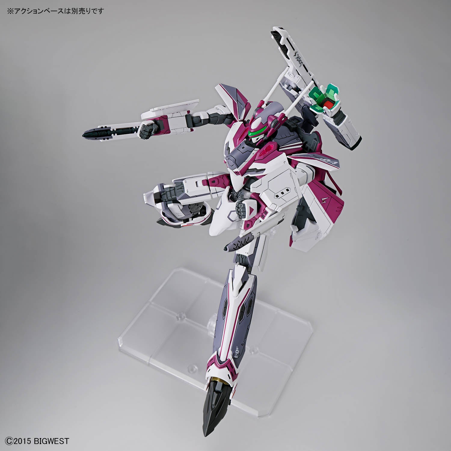 Macross Delta HG VF-31C Siegfried (Mirage Farina Jenius) 1/100 Scale Deluxe Model Kit Set