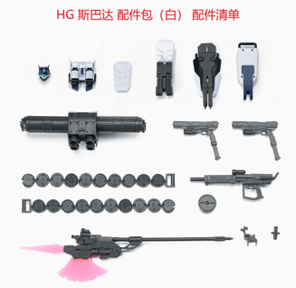 Effect Wings EWHG003C HG Spartan Accessories Pack (White)