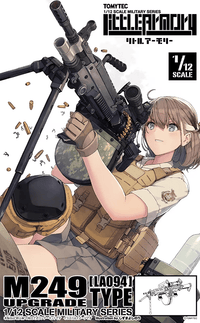 Little Armory LA094 M249 Upgrade Type 1/12 Scale Accessory Set