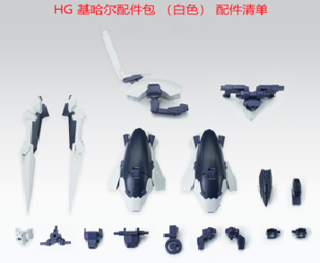 Effect Wings AOZ004A HG Kehaar II Accessories Pack (White)