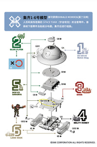 XINSHIHOBBIES - Metal Slug Vehicles Set 1 (Metal Slug X)