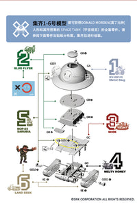 XINSHIHOBBIES - Metal Slug Vehicles Set 1 (Metal Slug X)