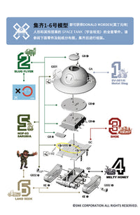 XINSHIHOBBIES - Metal Slug Vehicles Set 1 (Metal Slug X)