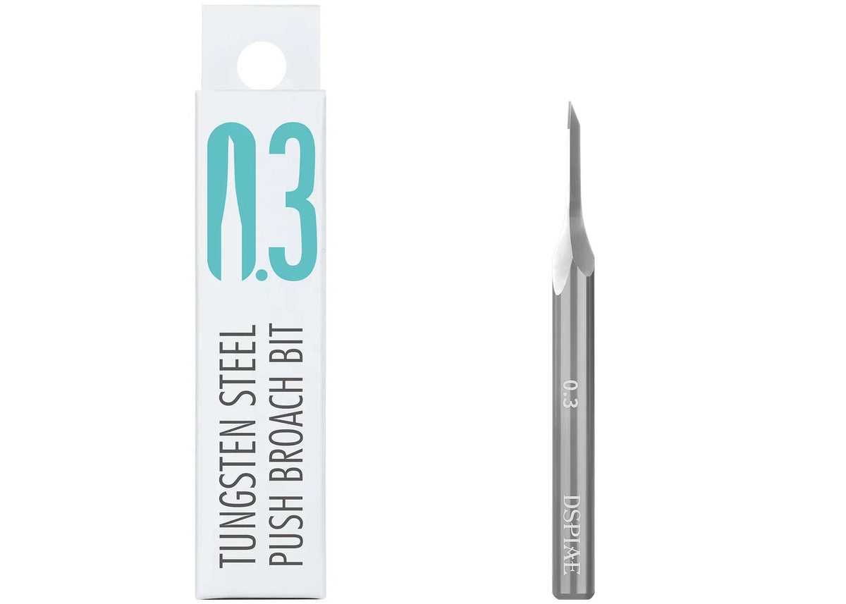 DSPIAE ZPB-03 Tungsten Steel Push Broach Bit (0.3mm)