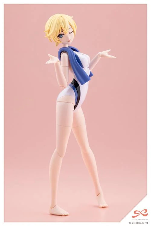 Sousai Shoujo Teien Rui Saotome (Touou High School Competitive Swimsuit) (Dreaming Style White Dolphin) 1/10 Scale Model Kit