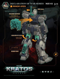 Declaration of War MJZ-02 Shadow War Zone (Deluxe Ver.) 1/100 Scale Action Figure