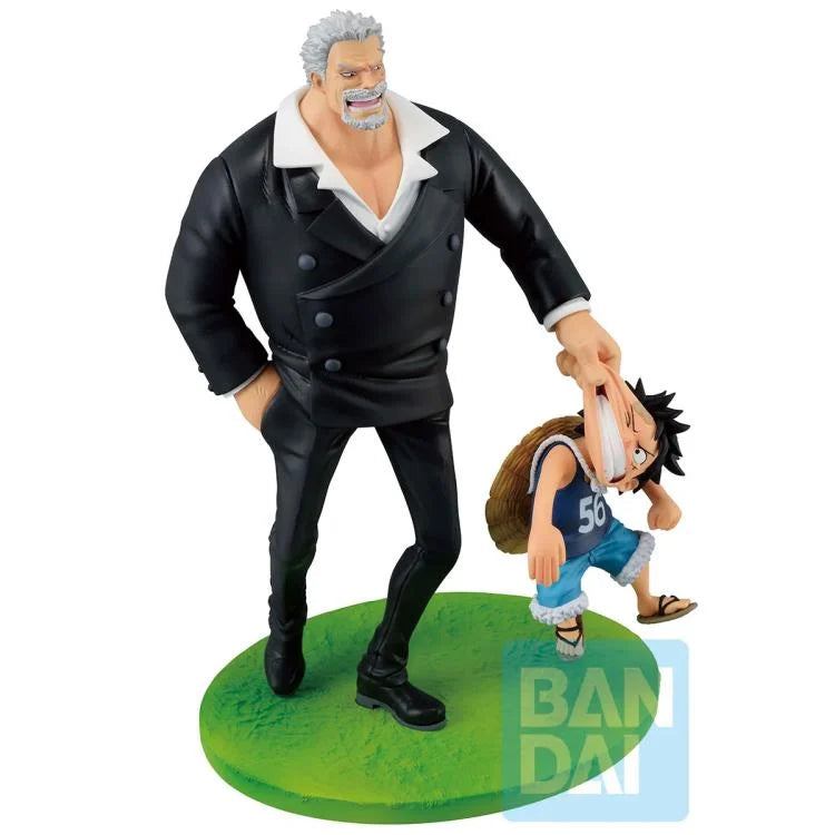 One Piece Ichibansho Revible Moment Monkey D. Garp & Monkey D. Luffy (Road to Dawn) Figure