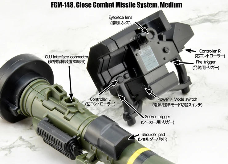 Little Armory LA103 FGM-148 Javelin Anti-Tank Missile 1/12 Scale Accessory Set