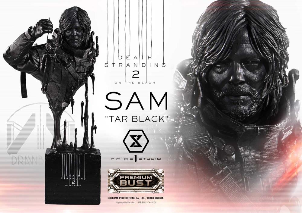 Death Stranding 2 On the Beach Sam (Tar Black) 1/3 Scale Premium Bust
