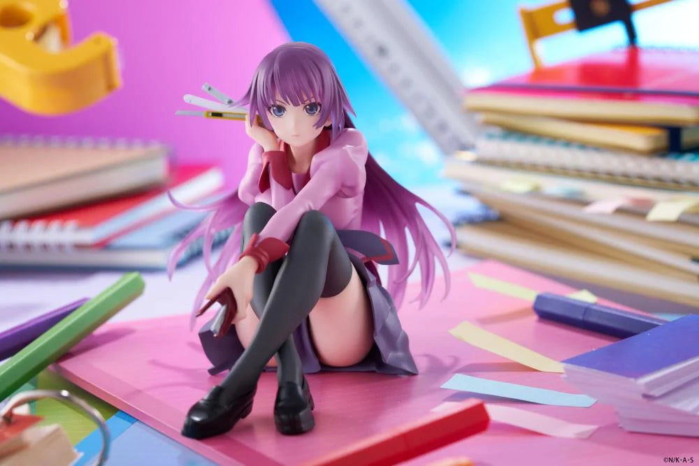 Monogatari Desktop Cute Hitagi Senjougahara Figure