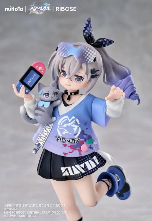 Honkai Star Rail Rise Up+ Chibi Cat Series Silver Wolf Figure