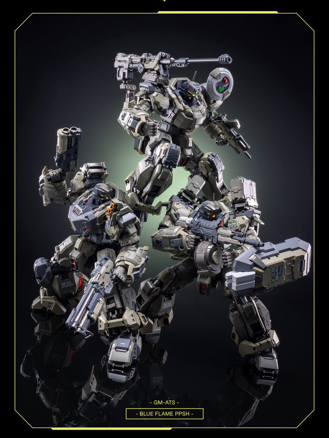 Moshow - ZY0014 - GM-ATS - Tactical Team Blue Flame PPSH