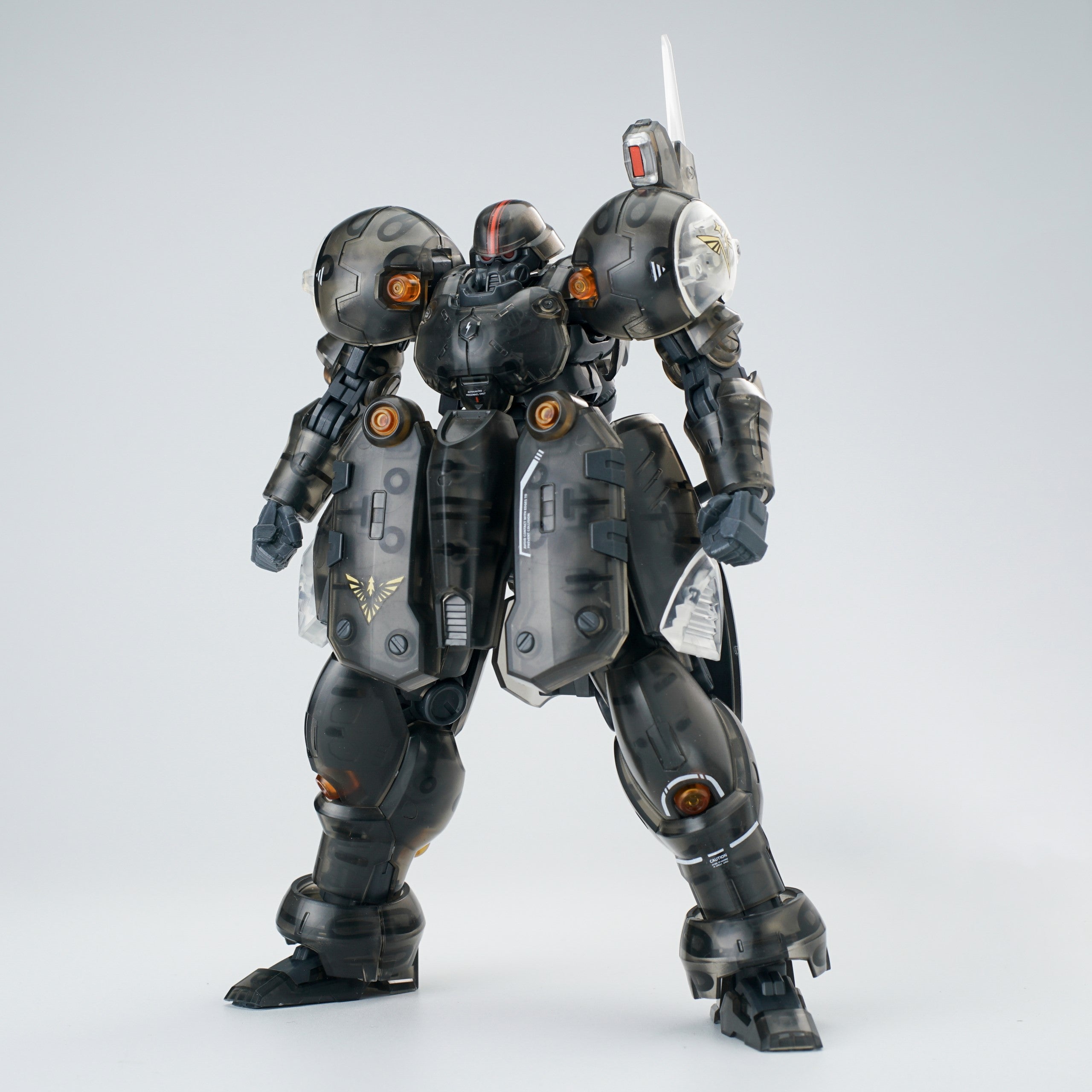 Ultra Action Trooper Series ZA-11PS Zyklon (Transparent Black Ver.) 1/144 Scale Model Kit